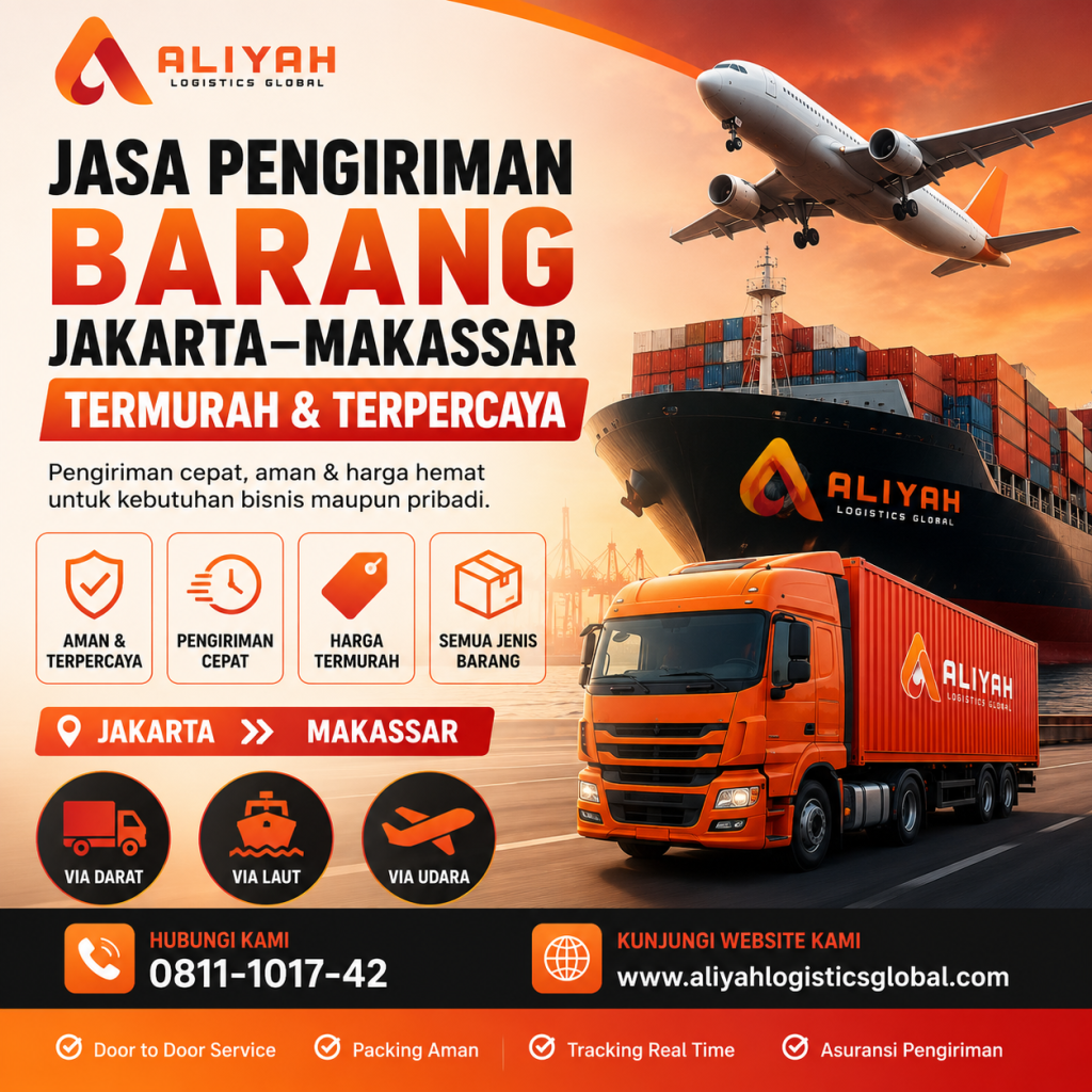 Jasa Pengiriman Barang Jakarta Makassar Termurah