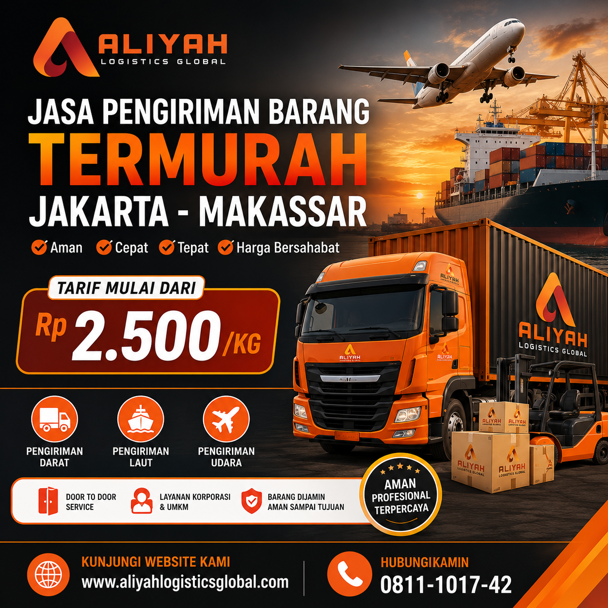 Jasa Pengiriman Barang Termurah Jakarta Makassar
