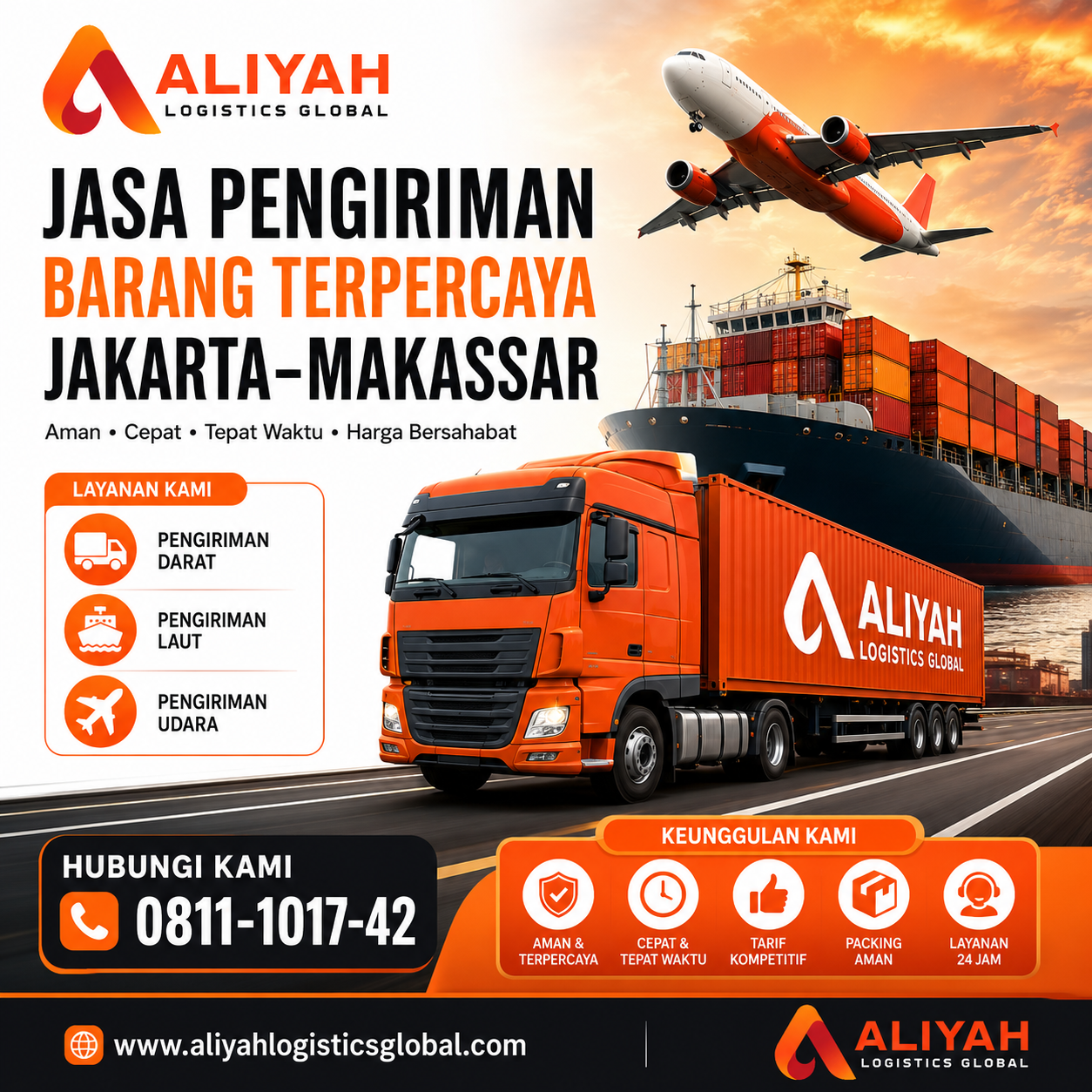 Jasa Pengiriman Barang Terpercaya Jakarta Makassar