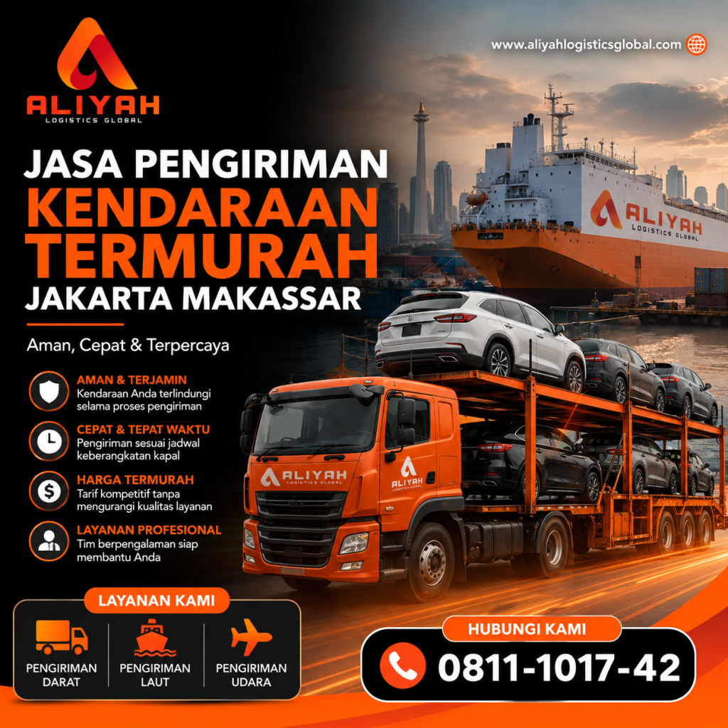 Jasa Pengiriman Kendaraan Termurah Jakarta Makassar