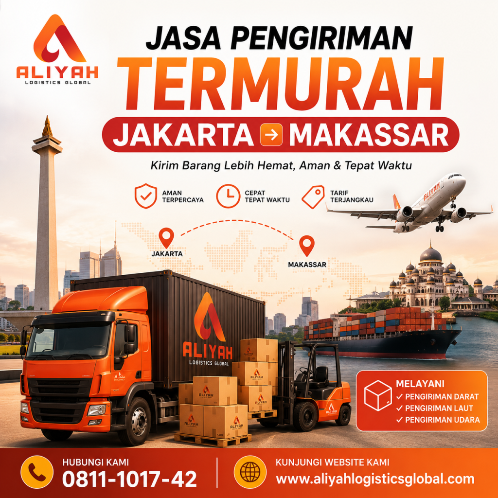 Jasa Pengiriman Termurah Jakarta Makassar