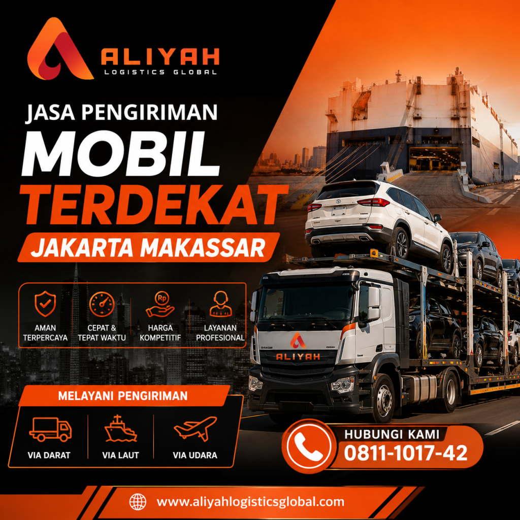 Jasa Pengiriman Mobil Terdekat Jakarta Makassar