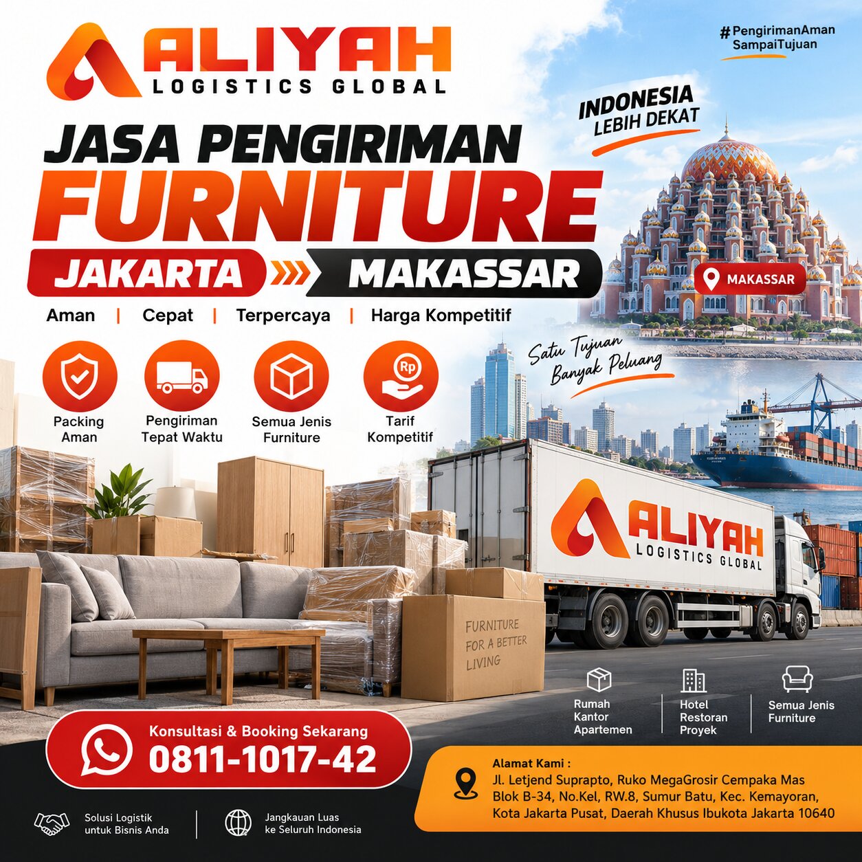 Jasa Pengiriman Furniture Jakarta