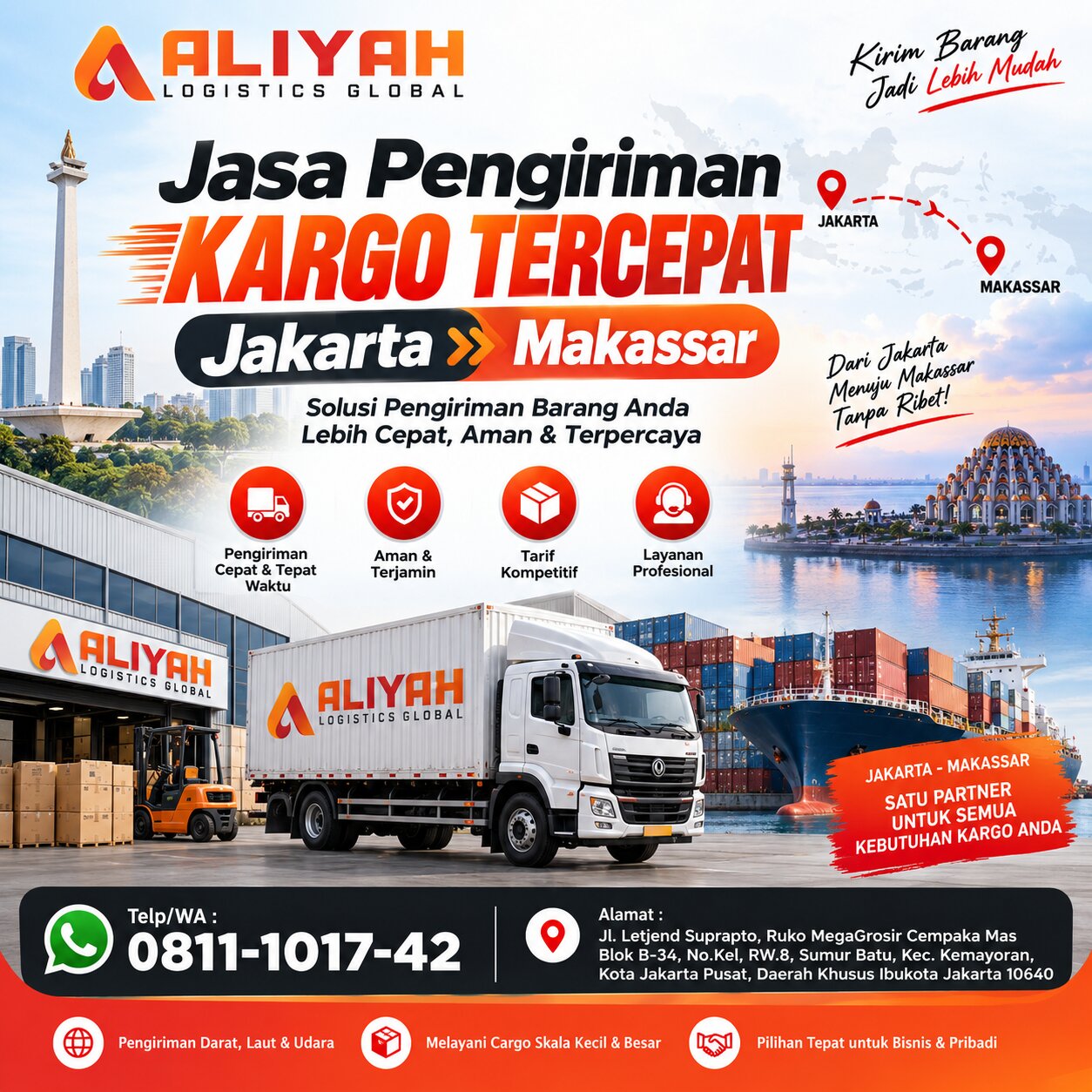 Jasa Pengiriman Kargo Tercepat