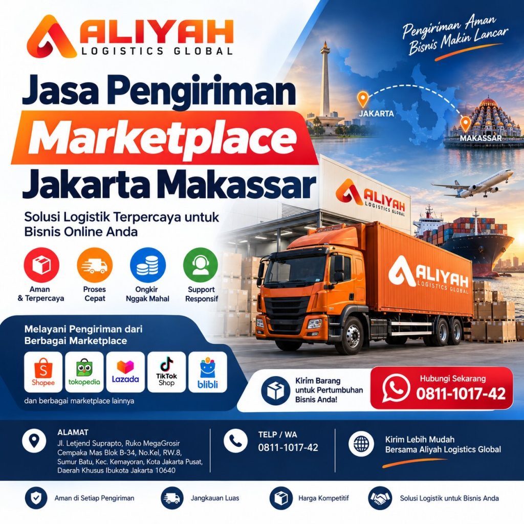 Jasa Pengiriman Marketplace Jakarta Makassar