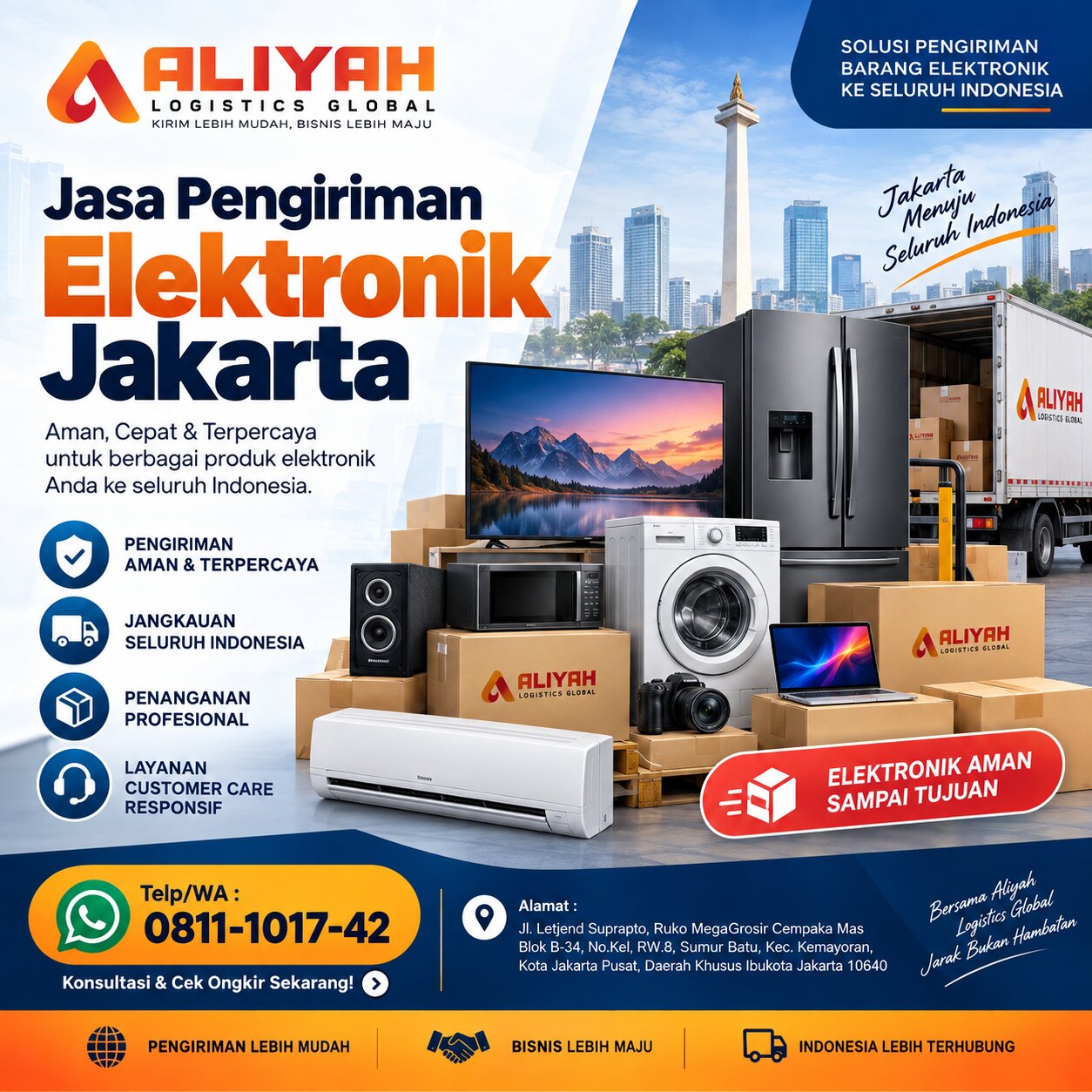 Jasa Pengiriman Elektronik Jakarta