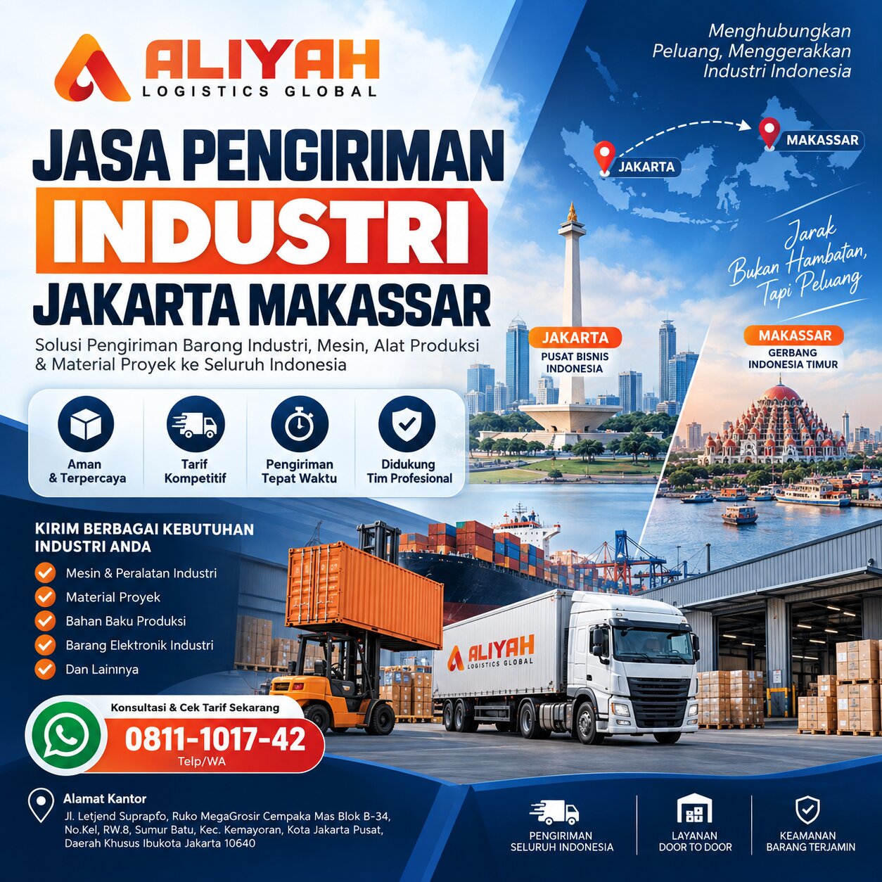 Jasa Pengiriman Industri Jakarta 