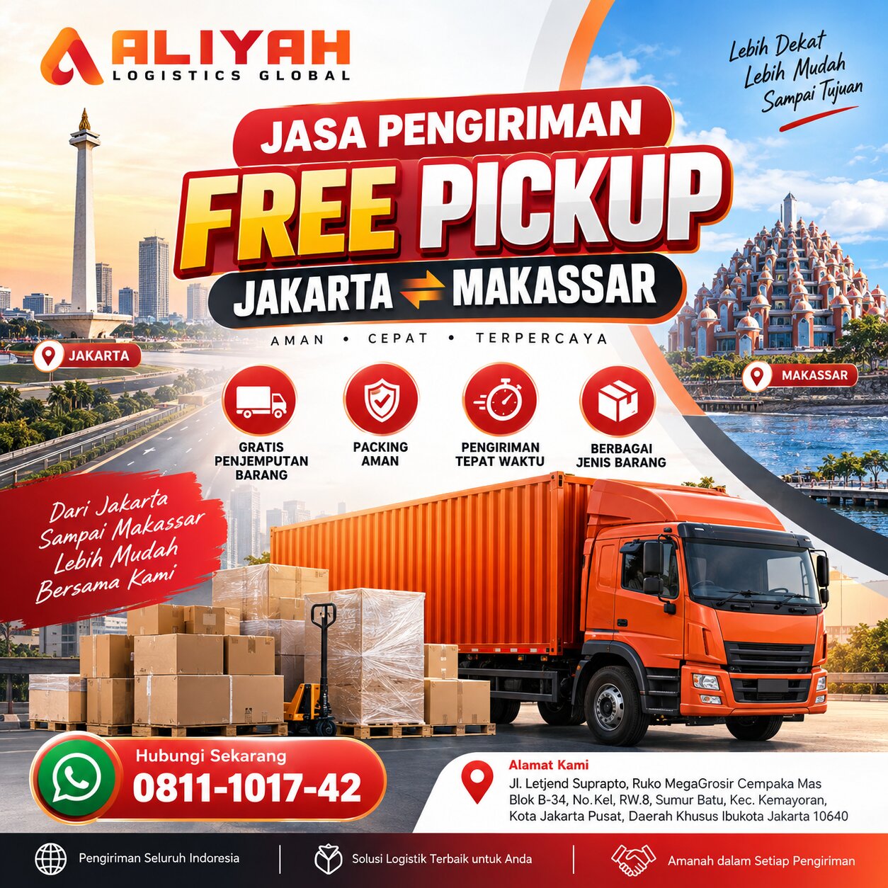 Jasa Pengiriman Free Pickup