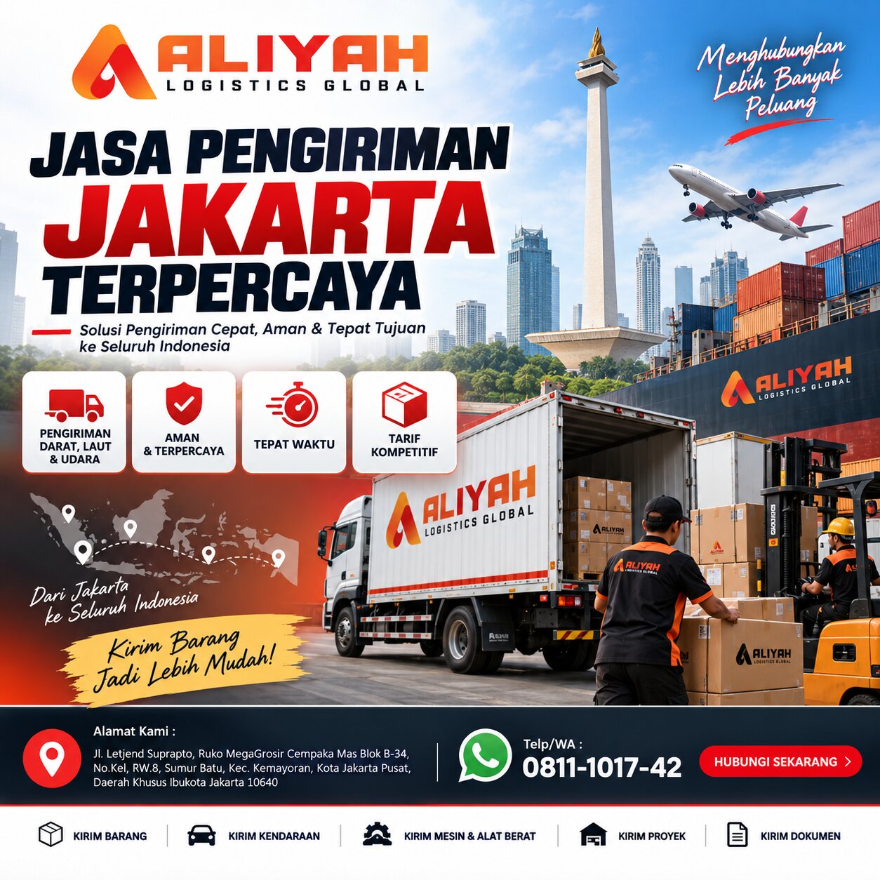 Jasa Pengiriman Jakarta Terpercaya