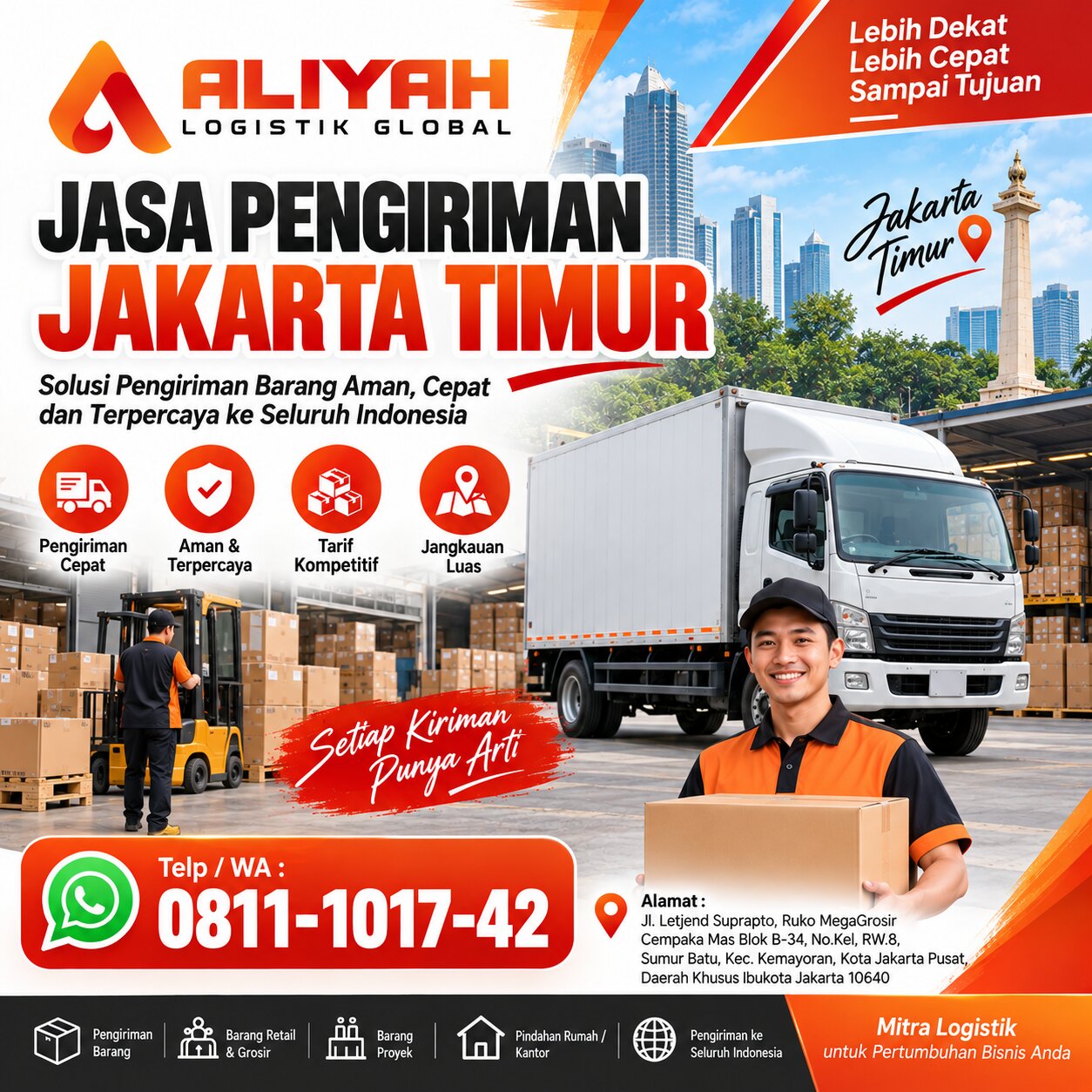 Jasa Pengiriman Jakarta Timur