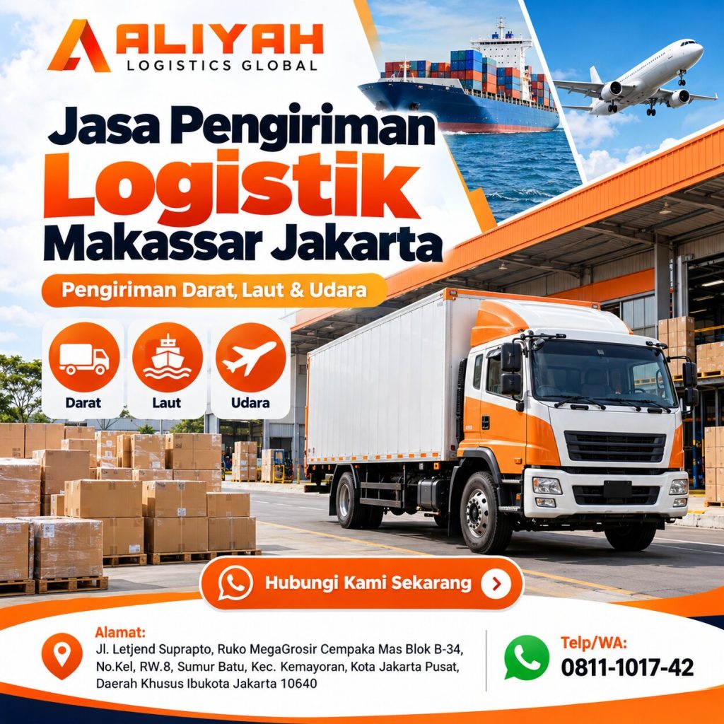 Jasa Pengiriman Logistik Makassar Jakarta