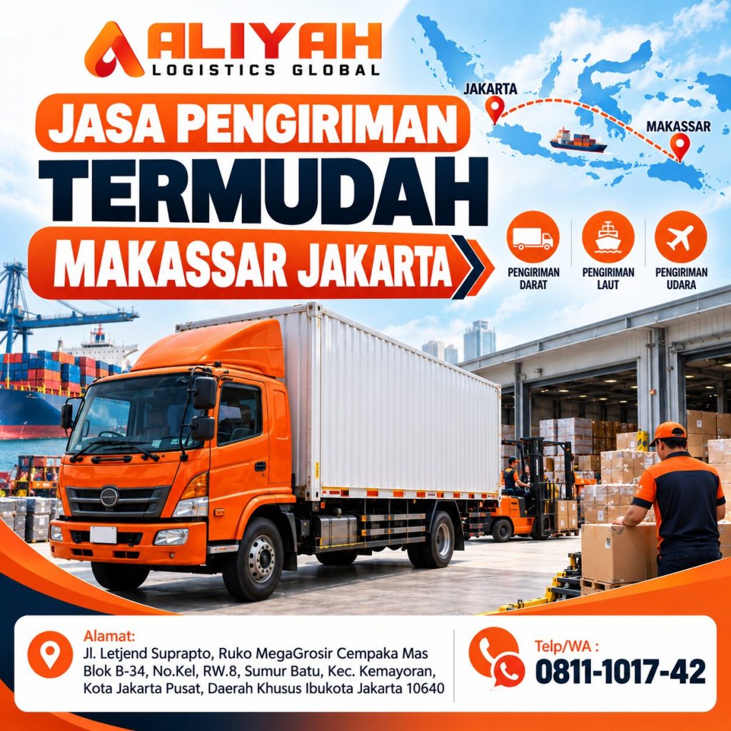Jasa Pengiriman Termudah Makassar Jakarta