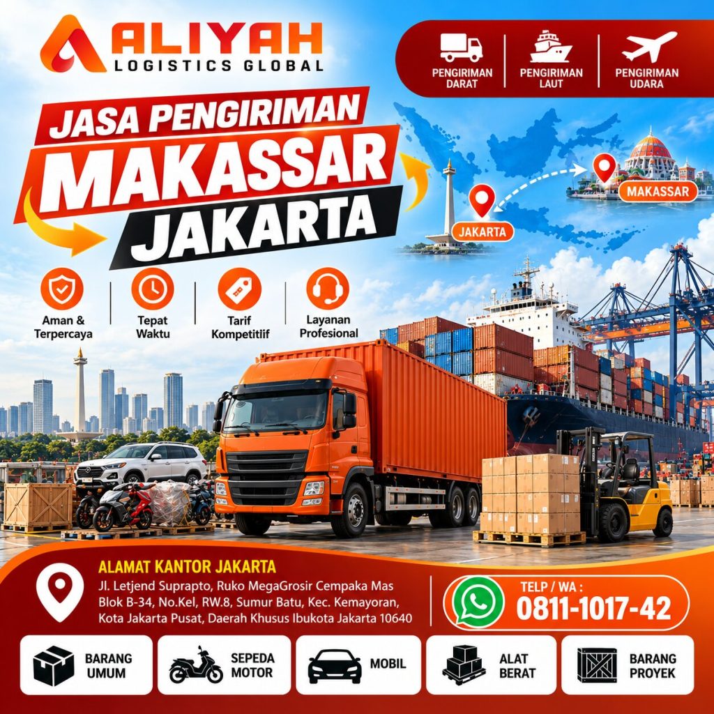 Jasa Pengiriman Makassar Jakarta