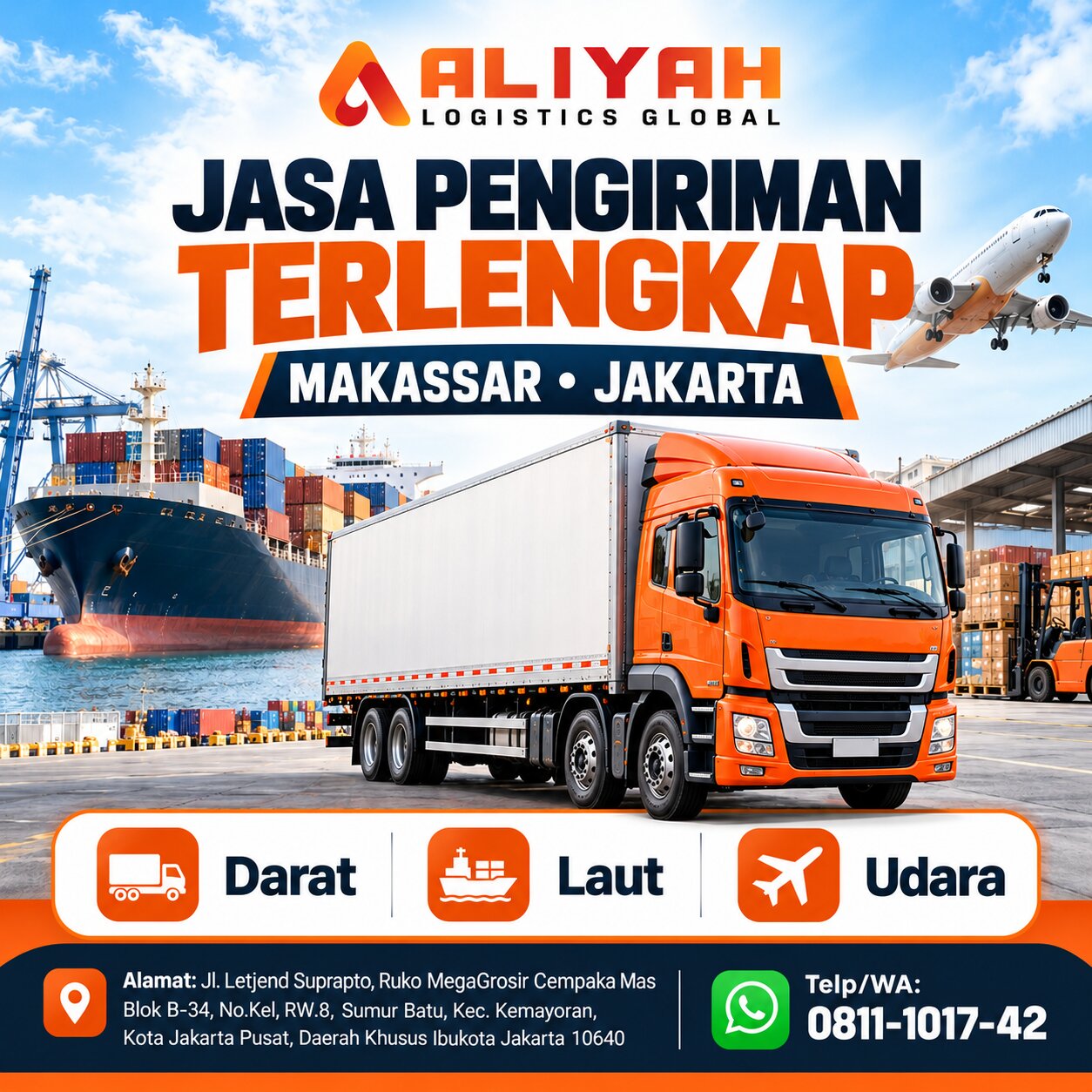 Jasa Pengiriman Terlengkap Makassar Jakarta,