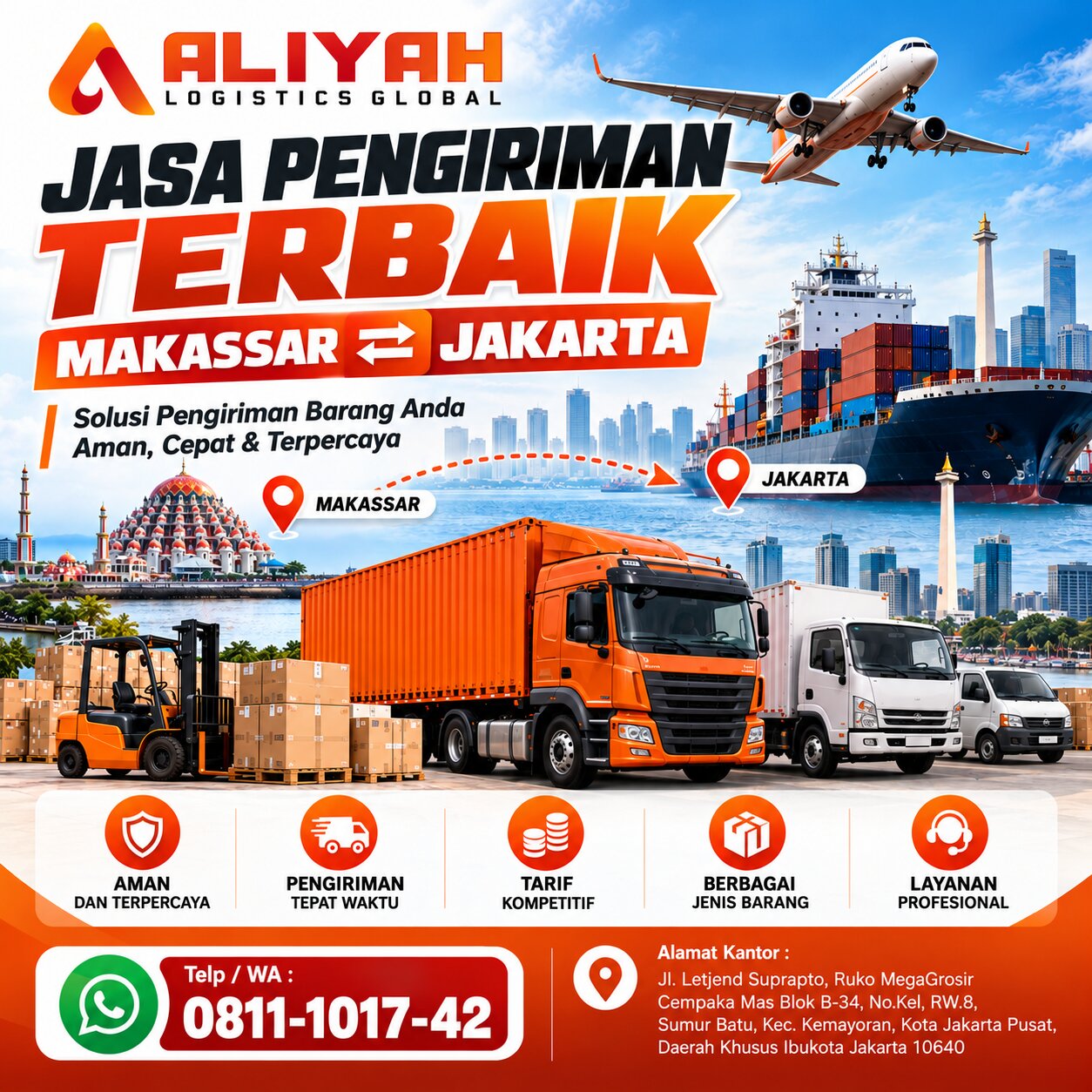 Jasa Pengiriman Terbaik Makassar Jakarta