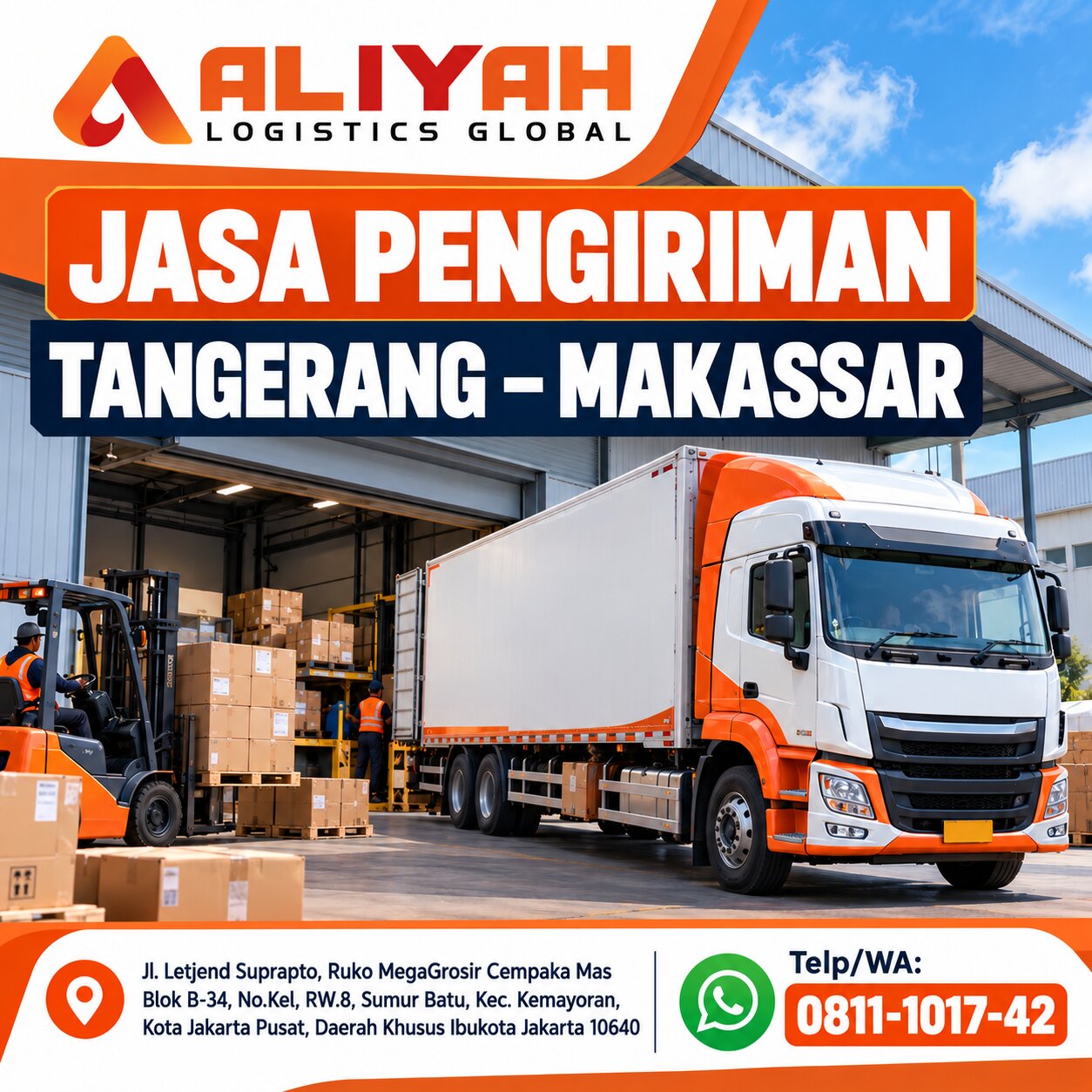 Jasa Pengiriman Tangerang Makassar