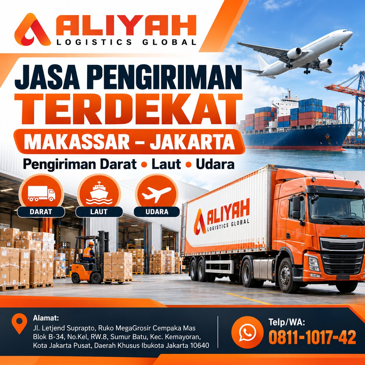 Jasa Pengiriman Terdekat Makassar Jakarta
