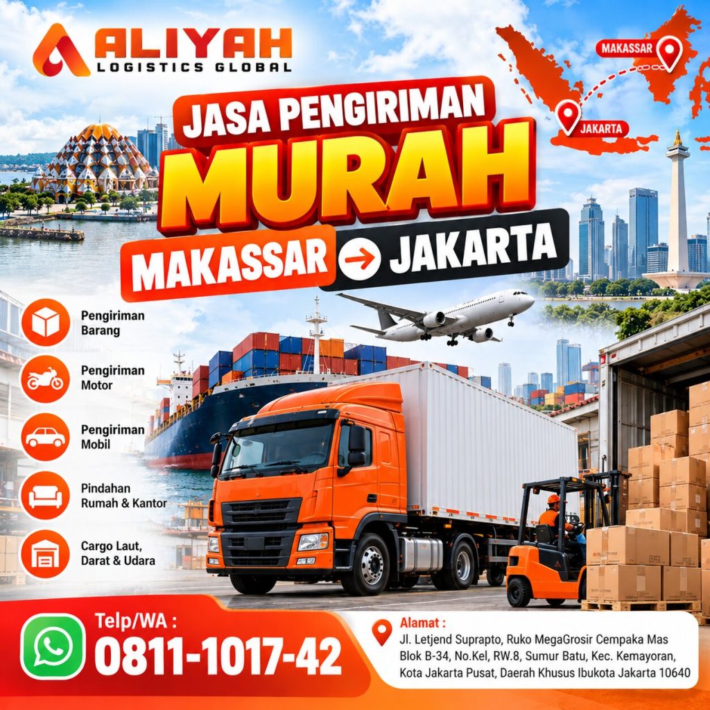 Jasa Pengiriman Murah Makassar Jakarta