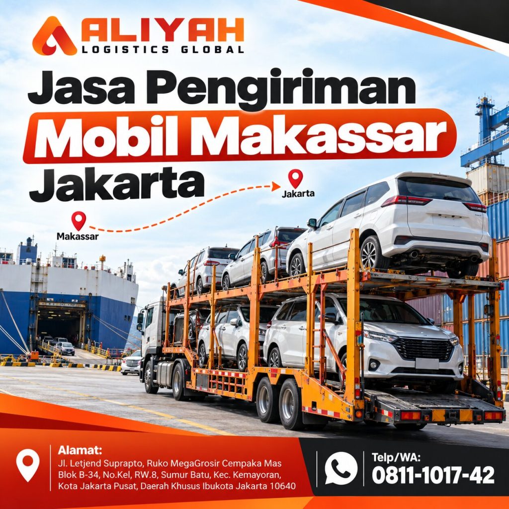 Jasa Pengiriman Mobil Makassar Jakarta