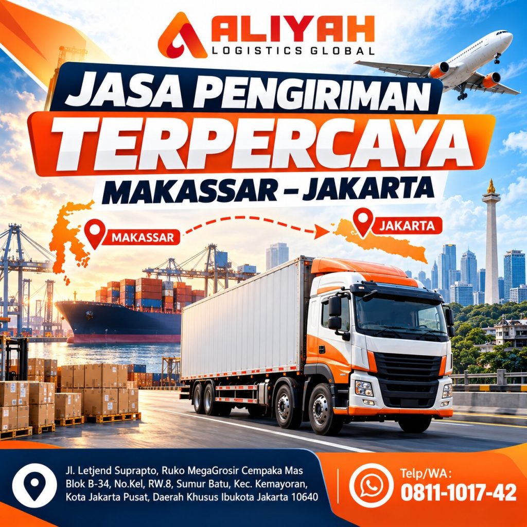 Jasa Pengiriman Terpercaya Makassar Jakarta