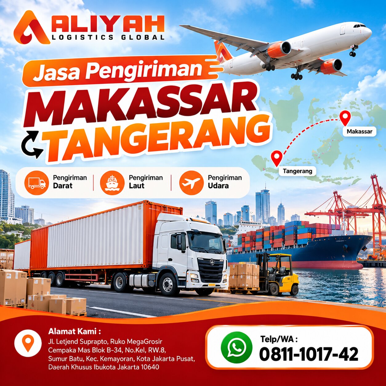 Jasa Pengiriman Makassar Tangerang